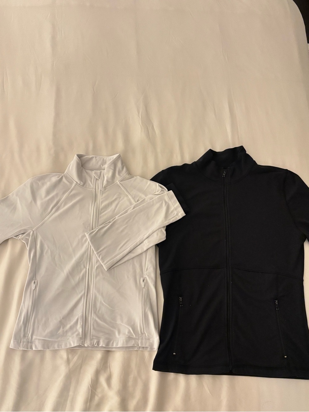 Aritzia TNA Athletic Zip Jackets Bundle | Black M + White S